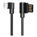 Кабель hoco. U37 Long roam USB - MicroUSB, длина 1.2 м, 1 шт., черный