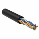 ITK Витая пара U/UTP кат.5E 4х2х24AWG solid LDPE черный (305м), цена за 1 упак