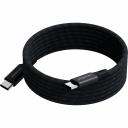 Дополнительные характеристики: Удобное скручивание кабеля за счет магнитов. Длина 1,2 метра. Быстрая зарядка 60 Вт. Прочный, износостойкий и безопасный. Идеальная совместимость, подходит для любых устройств USB-C.