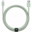 Кабель Native Union Belt XL USB - Lightning MFI, длина 3 м, 1 шт., sage