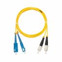 Переходной волоконно-оптический шнур NIKOMAX желтый, 3м NMF-PC2S2C2-SCU-FCU-003