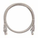 Шнур NIKOMAX, U/UTP 4 пары, Категория 5e, 7х0,205 мм, серый, 0,15м NMC-PC4UD55B-001-C-GY