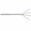 Внутренний одножильный кабель Кабель NIKOMAX U/UTP 4 пары, Кат.5e (Класс D), тест по ISO/IEC, 100МГц, одножильный, BC (чистая медь), 24AWG (0,50мм), поливинилхлорид, внутренний, серый, 305м NMC 2100A-GY