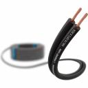 PROCAST cable SBL 18.OFC.0,824 – профессиональный акустический (спикерный) кабель для подключения акустических систем к звукоусиливающему оборудованию.Проводники изготовлены из сверхчистой бескислородной меди OFC – 99,97% и имеют ультра-многопроводниковую структуру (каждая жила состоит из 41 проводника диаметром 0,16 mm).Суммарный диаметр каждой жилы – 0,824 mm2 (18AWG).Внешняя изоляция спикерного кабеля PROCAST Cable SBL 18.OFC.0,824 изготовлена из качественного и долговечного пластиката (PVC) окрашенного в черный цвет с серой маркировкой для обозначения полярности. Это позволяет подключить черную корпусную акустическую систему, установленную на стене черного цвета, абсолютно незаметно (без традиционно торчащих за колонкой цветных акустических кабелей).Жилы легко разделяются и зачищаются.Диапазон рабочих температур для изоляции -40 / +70 °C.