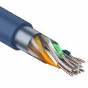 Кабель витая пара F/UTP, CAT 6, PVC, 4PR, 23AWG, INDOOR, SOLID, синий, 305 м, REXANT, цена за 1 бухта
