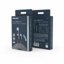Кабель 4в1 USB-A, Type-C, Type-C, Lightning 65Вт, 1м, в черной нейлоновой оплетке REXANT, цена за 1 шт