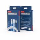 Кабель USB 3в1 Type-С (3A), Lightning (2,4A), micro USB (2A) 1м, ПВХ REXANT, цена за 1 шт