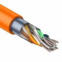 Кабель витая пара F/UTP, CAT 6, ZH нг(А)-HF, 4PR, 23AWG, INDOOR, SOLID, оранжевый, 305 м, REXANT, цена за 1 бухта