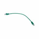Патч-корд U/UTP, CAT 5e, RJ45-RJ45, 26AWG, LSZH, зеленый, 0,3м REXANT, цена за 1 шт