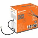 Кабель TDM ELECTRIC витая пара U/UTP Cat 5e 4х2х24AWG 305м solid, PE, чёрный SQ0107-0105