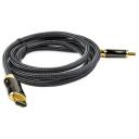 Кабель Telecom HDMI - HDMI (TCG300), длина 2 м, 1 шт., черный