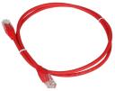 LANMASTER Патч-корд TWT UTP кат.5e, с заливными колпачками, 0.15 м, красный [TWT-45-45-0.15-RD]