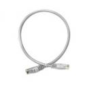 Патч-корды LANMASTER Патч-корд TWT UTP кат.6, с заливными колпачками, 0.5 м, серый [TWT-45-45-0.5/6-GY]