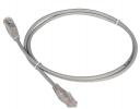 LANMASTER Патч-корд TWT UTP кат.5e, с заливными колпачками, 20.0 м, серый [TWT-45-45-20-GY]