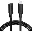 Удлинитель UGreen US353 USB 2.0 Type-C (m) - USB 2.0 Type-C (f), длина 1 м, 1 шт., черный