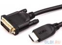 VCOM CG484GD-5M Кабель HDMI AM/DVI(24+1)M, 5м, CU, 1080P@60Hz, 2F, VCOM <CG484G-5M>