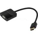 Адаптер аудио-видео VENTION ACHBB, HDMI (m) - VGA (f), Jack 3.5 (f), ver 1.4, 0.15м, GOLD, черный
