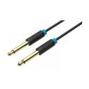 Кабель Vention Jack 6.35 mm M - Jack 6.35 mm M (BAAB), длина 2 м, черный
