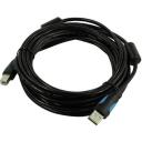 Кабель Vention USB 2.0 AM/BM - 5м. Черный (VAS-A16-B500)