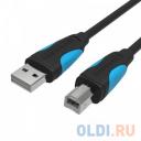 Кабель USB 2.0 AM-BM 1.0м Vention VAS-A16-B100 черный