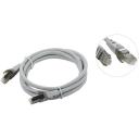 Vention Патч корд прямой SFTP cat.6A RJ45, кабель для интернета, провод, лан сетевой, шнур, 2 м, цвет серый