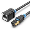 Патч-корд VENTION IBLBG литой (molded), STP, кат.6, 1.5м, 4 пары, 24AWG, медь, многожильный, черный