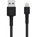Дата-кабель ZMI AL881 MFI USB - Lightning 2м. (Черный)