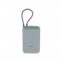Аксессуары для гаджетов Внешний аккумулятор Xiaomi Power Bank 10000mAh (Integrated Cable), USB-A, 2xUSB-C, до 22.5 Вт, Голубой BHR9073GL
