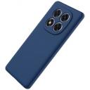 Накладка силикон Borasco Microfiber Case для Xiaomi Redmi Note 14 Pro 4G Синий
