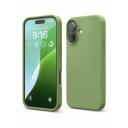 Elago для iPhone 16 чехол Soft silicone (Liquid) Cedar Green