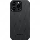 Защитный чехол Pitaka MagEZ Case 4 для iPhone 15 Pro Black/Grey (Twill)