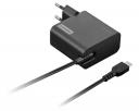 Зарядные устройства и батареи Lenovo 65W USB-C Wall Adapter-EU Pin [4X21L54610]