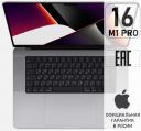 Apple New MacBook Pro 16'' (M1 Pro 10C CPU, 16C GPU, 2021) 16 ГБ, 512 ГБ SSD MK183RU/A Space Gray