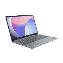 15.6" Ноутбук Lenovo Ноутбук Lenovo IdeaPad Slim 3 15IRU8IRU8 1920x1080, Intel Core i3 1315U 1.2 ГГц, RAM 8 ГБ, LPDDR5, SSD 256 ГБ, Intel UHD Graphics, без ОС, 82X700BVPS_RU, серый