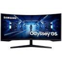 ЖК монитор Samsung 34" C34G55TWWI, 3440x1440, VA, 165Hz, HDMI+DP, curved, black