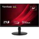 23.8" Монитор ViewSonic VA2408-HDJ, 1920x1080, IPS, 100Гц, 1хHDMI, 1хDP, черный