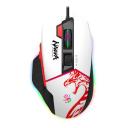 Мышь проводная A4TECH Bloody W95 Max Naraka, игровая, оптическая, USB, 12000dpi, белый и рисунок