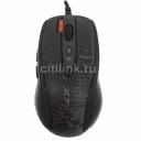 Проводная мышь Мышь A4TECH V-Track F5, игровая, оптическая, проводная, USB, черный и рисунок