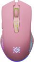 Мыши Defender Мышь Pandora GM-502 розовый оптическая 3200dpi silent беспров. USB 6but () [52501]