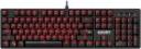Механическая клавиатура Defender Quest GK-596 RU, черный, 104 кнопки, SNK, красные (45596)