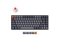 Клавиатура беспроводная механическая Keychron K2 Light Grey, Gateron Red Switch, Bluetooth, RGB подстветка, 4000мАч, Серый K2C1Z