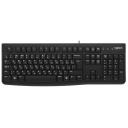 Клавиатура Logitech K120 оптический, черный, русская, 1 шт.