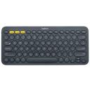Беспроводная клавиатура Logitech K380 Multi-Device темно-серый, английская/русская (ANSI), 1 шт.