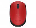 Мышь беспроводная Logitech M170, 1000dpi, Wireless, Красный/Черный, 910-004648