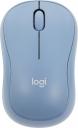 Мыши LOGITECH Мышь Silent M221 голубой оптическая 1000dpi silent беспров. USB для ноутбука 3but () [910-006111]