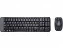 Мыши и клавиатуры Комплект беспроводной клавиатура+мышь Logitech MK220 (920-003169) Черный