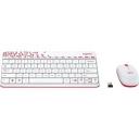 Клавиатура 920-008212 Logitech Клавиатура + мышь MK240 Nano White-red оригинальная заводская гравировка RU/LAT