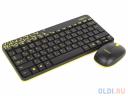 (920-008213) Клав. + Мышь Беспроводная Logitech Wireless Combo MK240 Nano Black