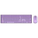 Клавиатура + мышь Оклик S315W клав:сиреневый мышь:сиреневый USB беспроводная Multimedia (19 108278