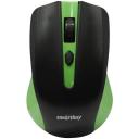 Беспроводная мышь SmartBuy SBM-352AG, черный/зеленый